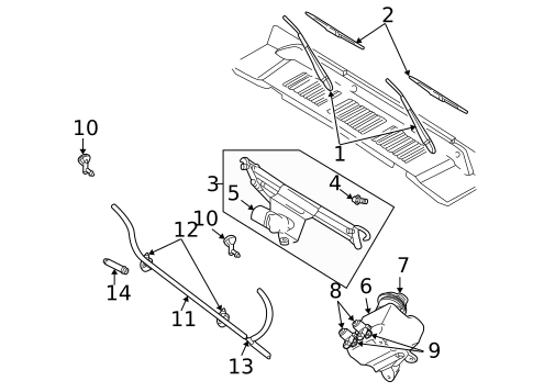 Wipers for 2001 Jeep Wrangler #0