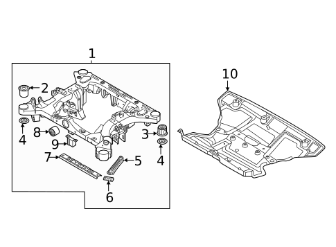 Suspension Mounting for 2022 Kia EV6 #0