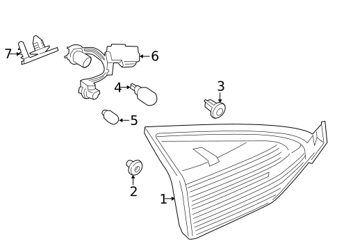 Bulbs - Chassis for 2016 Ford Fiesta #2