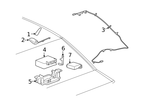 Antenna & Radio for 2009 Pontiac G5 #3