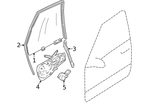 Front Door for 1998 Volvo V70 #0