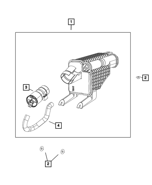 Vacuum Canister/Leak Detection Pump for 2022 Jeep Wrangler #0
