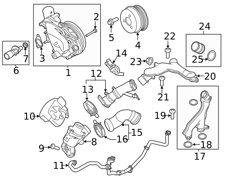 Belts & Pulleys for 2013 Land Rover Range Rover #3