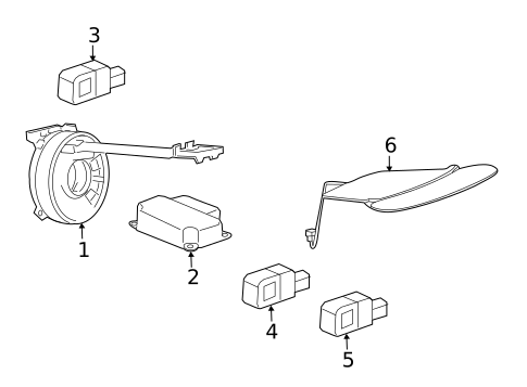 Air Bag Components for 2015 Chevrolet Spark #1