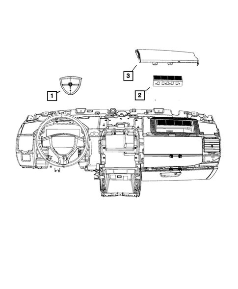Air Bags for 2008 Dodge Grand Caravan #2