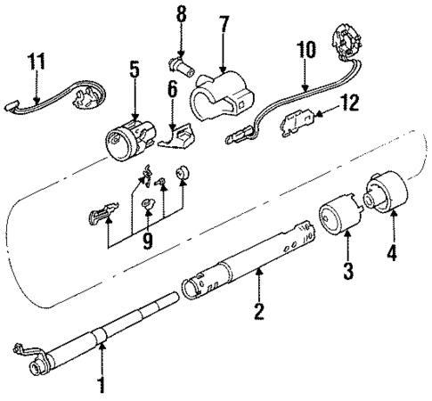 Ignition Lock for 1986 Oldsmobile Cutlass Supreme #1