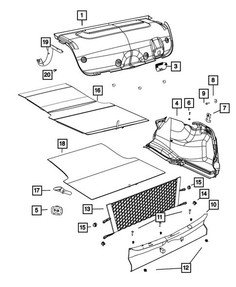 Carpets, Floor Mats, Load Floor, and Silencers for 2019 Chrysler 300 #1