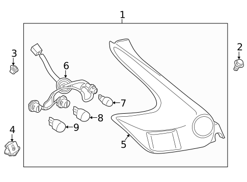 Bulbs - Chassis for 2016 Nissan Juke #1