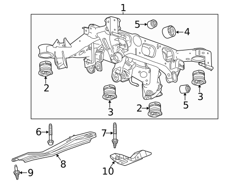 Suspension Mounting for 2023 Cadillac CT4 #1