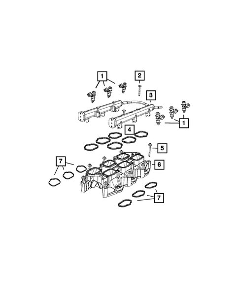 Manifolds and Vacuum Fittings for 2017 Chrysler Pacifica #2