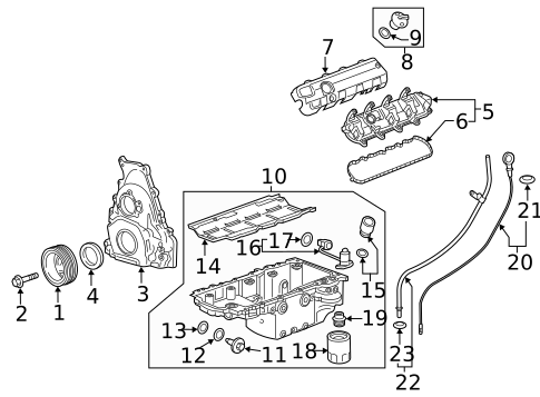 Engine Parts for 2022 Chevrolet Suburban #18