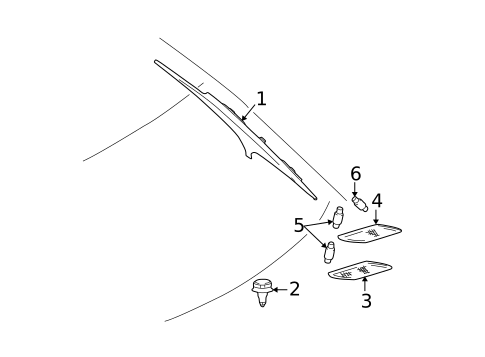 Interior Trim - Quarter Panels for 2003 BMW 525i #0