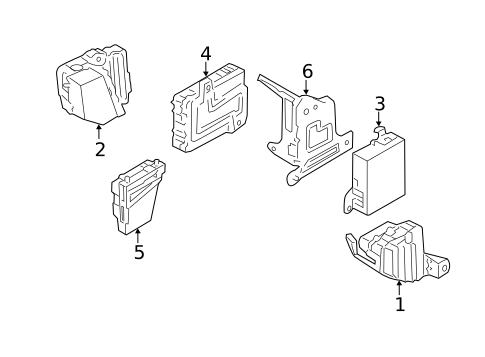 Electrical Components for 2012 Hyundai Equus #3