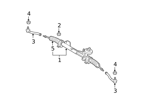 Steering Gear & Linkage for 2011 Chevrolet Aveo #0