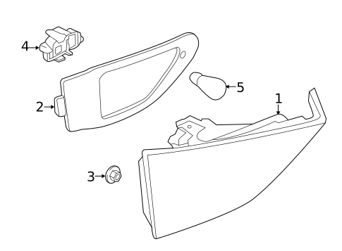Tail Lamps for 2013 BMW X1 #1