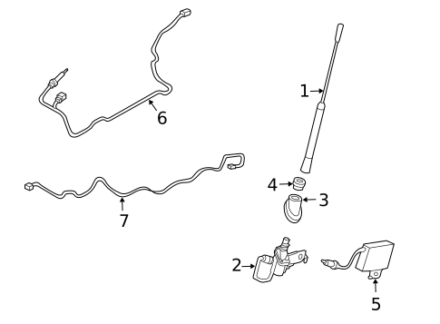 Antenna & Radio for 2007 Nissan 350Z #2