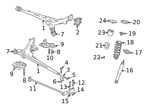 Rear Suspension for 1998 Volvo V70 #0