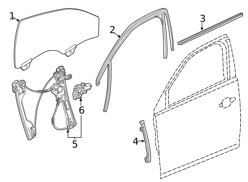 Front Door for 2020 Chevrolet Impala #0