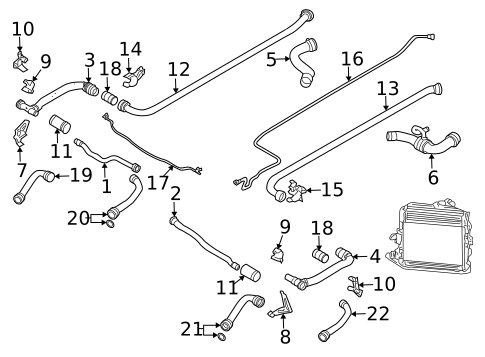 Hoses & Pipes for 2011 Porsche 911 #0