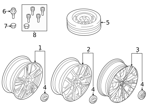 Wheels for 2025 Volvo XC60 #0