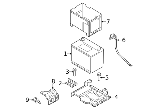 Battery for 2014 Kia Sorento #0