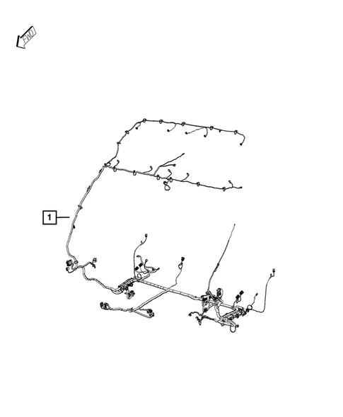 Wiring-Body and Accessories for 2017 Ram ProMaster 1500 #1