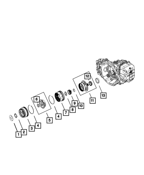 Gear Train for 2014 Dodge Grand Caravan #2