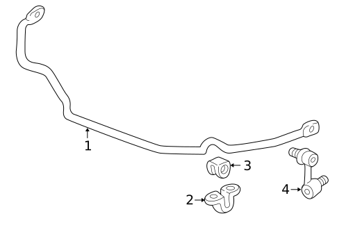 Stabilizer Bar & Components for 2002 Acura NSX #1