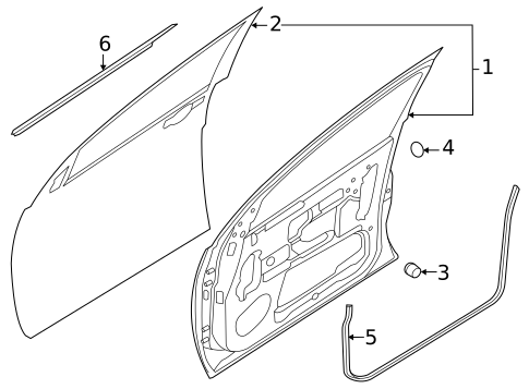 Door & Components for 2020 Nissan NV3500 #2
