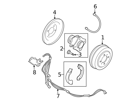 Rear Brakes for 2012 Nissan Sentra #1