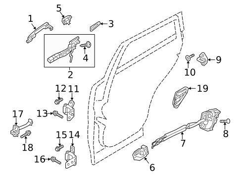 Lock & Hardware for 2018 Mazda CX-5 #1