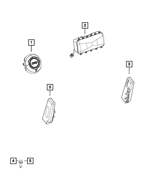 Air Bags for 2018 Jeep Wrangler JK #1