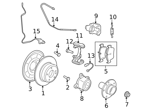 Anti-Lock Brakes for 2013 BMW X6 #3