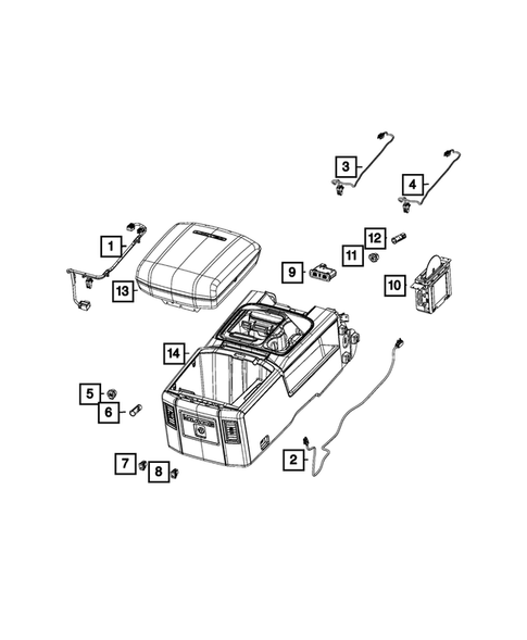 Radio, Antenna, Speakers, DVD, and Video systems for 2020 Ram 1500 Classic #1