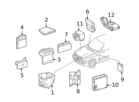 Ignition System for 2006 Mercedes-Benz CLS55 AMG #1