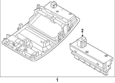 Overhead Console for 2024 Ford Ranger #0