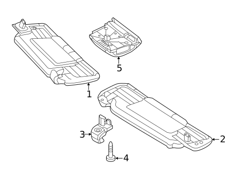 Interior Trim - Roof for 2018 Mercedes-Benz SLC 300 #0