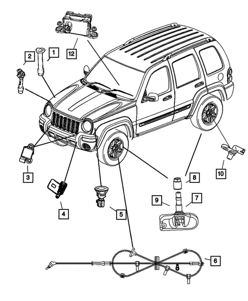 Sensors for 2007 Jeep Liberty #0