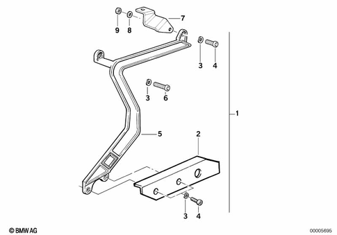 Luggage System for 1994 BMW-Motorrad R 100 R #1