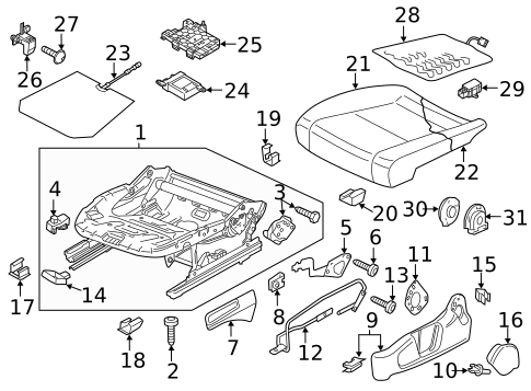 Heated Seats for 2019 Volkswagen Passat #2