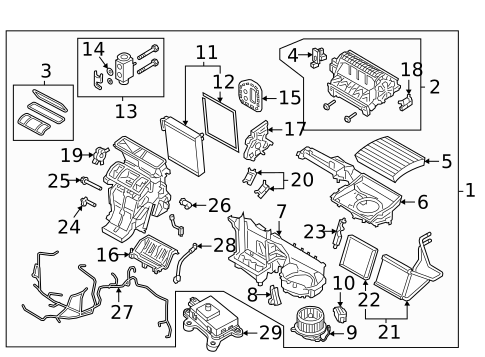Blower Motor & Fan for 2022 Volvo C40 Recharge #0
