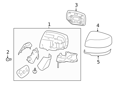 Outside Mirrors for 2015 Subaru Impreza #0