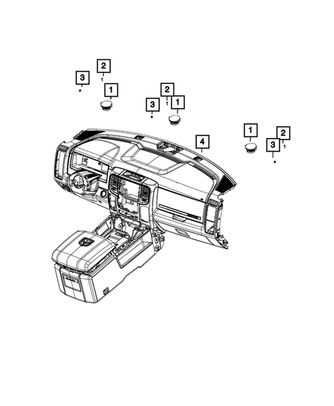 Radio, Antenna, Speakers, DVD, and Video systems for 2020 Ram 2500 #11