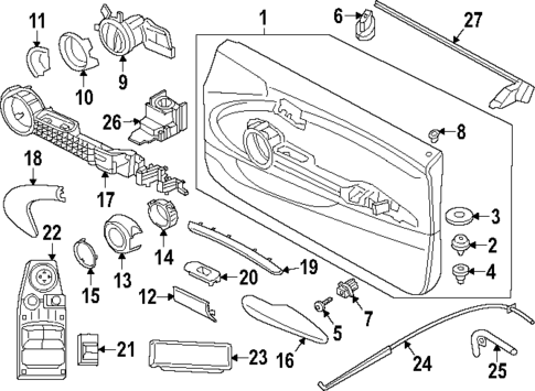 Front Door for 2024 Mini Cooper #0