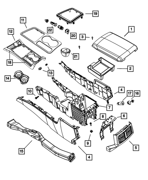 Consoles for 2013 Dodge Challenger #0