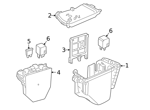 Fuse & Relay for 2013 Mercedes-Benz E 350 #0