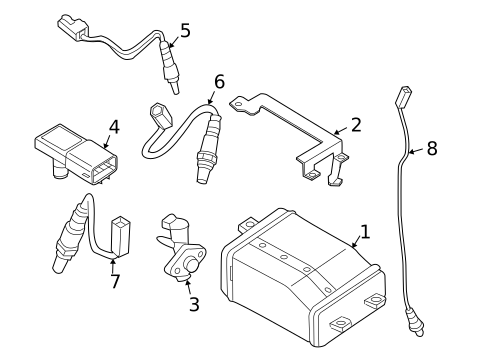 Emission Components for 2023 Nissan TITAN #28