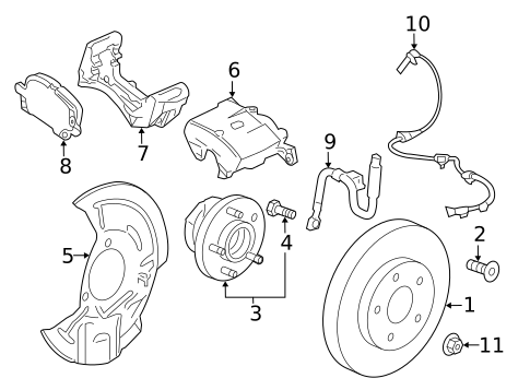 Front Brakes for 2025 GMC Terrain #1