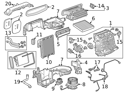 Sensors for 2019 Buick Regal Sportback #1