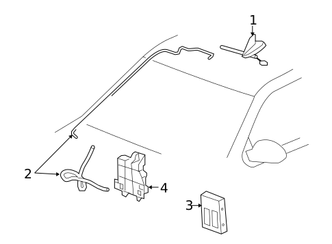 Antenna & Radio for 2010 Chevrolet Tahoe #1